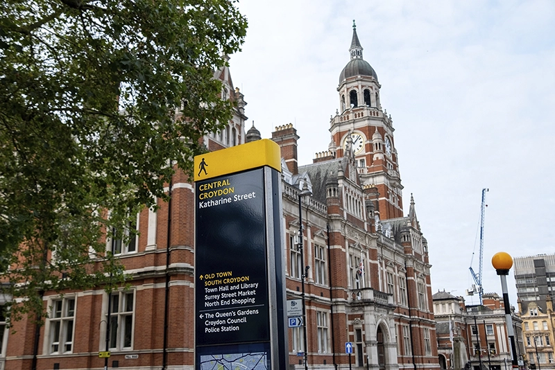 Image of Croydon town centre where we offer out services